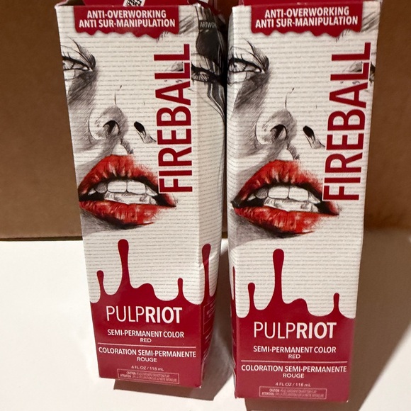 Pulp Riot Fireball Semi-Permanent Hair Color - Red - Picture 1 of 1